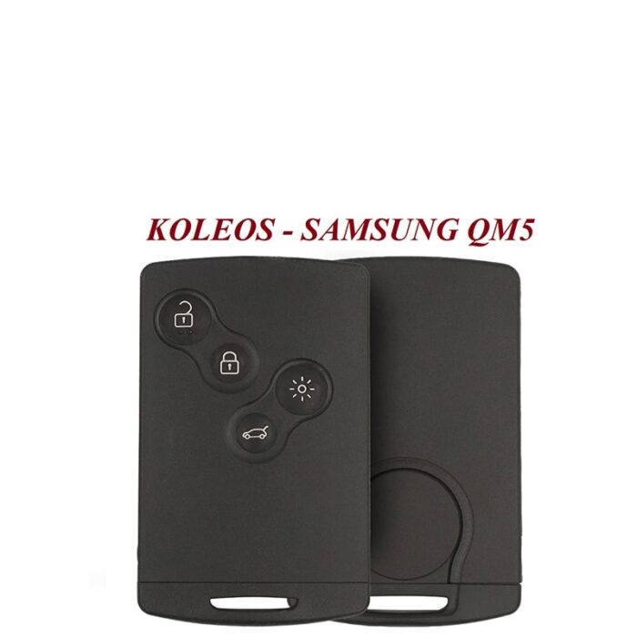 Carte Télécommande universelle 3 Boutons Pour KOLEOS SAMSUNG QM5, 433MHZ ,transpondeur PCF7952A - carmatech