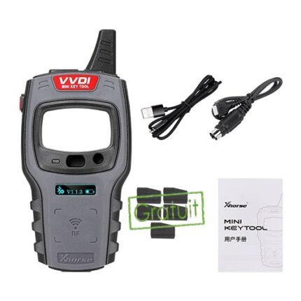 VVDI MINI KEY TOOL DEVICE PROGRAMMER prend en charge le transpondeur TP et les pièces de transpondeur spécial de plus de 700 modèles de véhicules, réduisez efficacement le stock de transpondeurs- carmatech