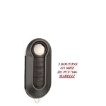 Télécommande Universelle 3 Boutons Pour Fiat Ducato, 433Mhz, transpondeur PCF7946A/ID46 - carmatech