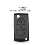 Télécommande universelle 3 Boutons Pour CITROEN, 433MHZ , transpondeur PCF7946 (PHARE)/ASK - carmatech