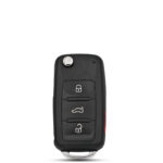 Télécommande universelle 4 Boutons pour VW JETTA 2017 FLIP, 315Mhz , Transpondeur PCF7948 MQB - carmatech