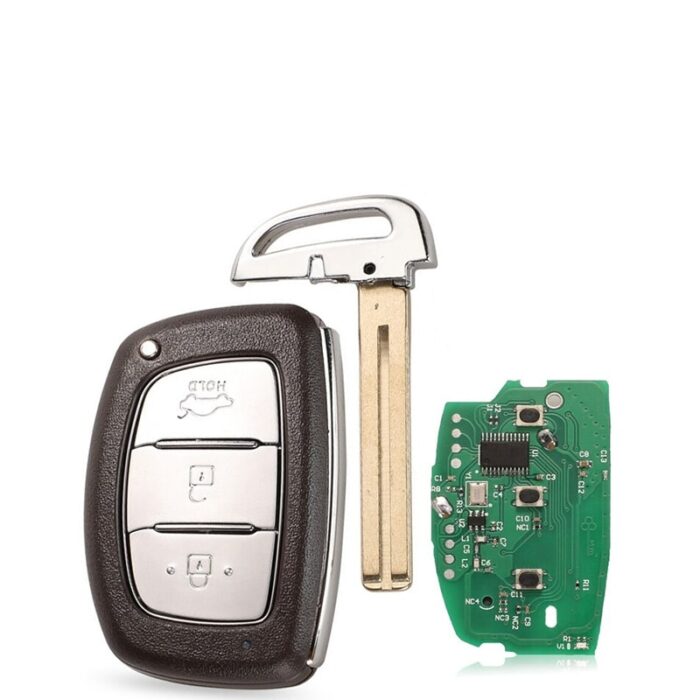 Télécommande universelle pour HYUNDAI I10 3 BOUTTONS 433MHZ PCF7953 - carmatech
