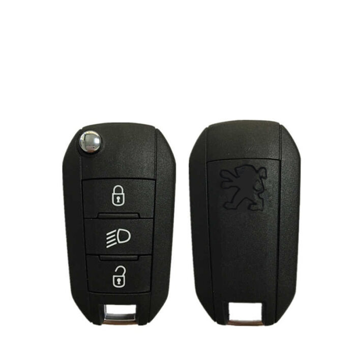 Télécommande universelle 3 Boutons pour Peugeot , 433Mhz, transpondeur AES - carmatech
