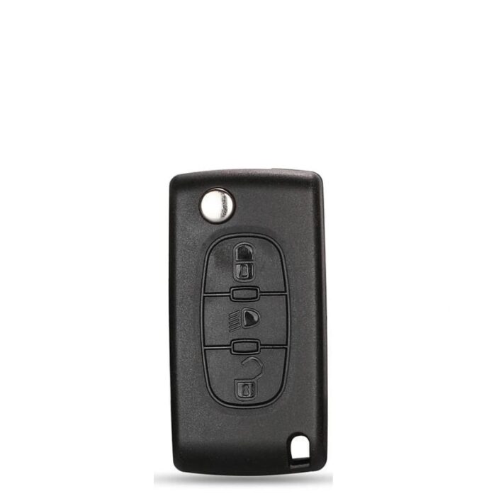 CARCASSE 3 Boutons Pour Clé CITROEN & PEUGEOT  Sans Pile (PHARE) - carmatech