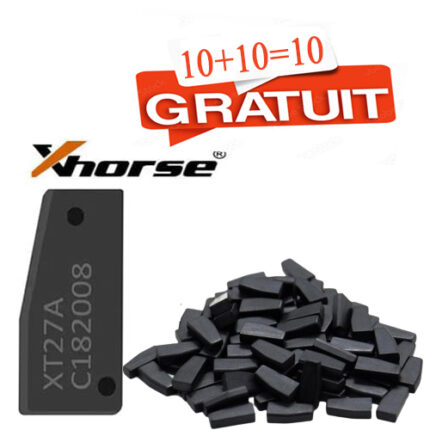 pack 10+10=10 de Xhorse VVDI Super Puce Transpondeur XT27A01 XT27A66 Pour ID46/40/43/4D/8C/8A/T3/47/48 - carmatech