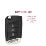 Télécommande universelle Smart 3 Boutons pour VOLKSWAGEN - carmatech