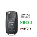 Télécommande universelle KEYDIY 3 Boutons Style VW - carmatech