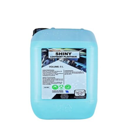 Shiny  est un nettoyant de tableau de bord et plastique d’intérieur. - carmatech