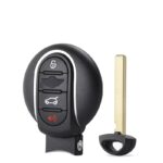 Télécommande à 3+1 boutons pour BMW Mini Cooper , avec puce PCF7953P / ID49  , fréquence 433 MHZ  - carmatech
