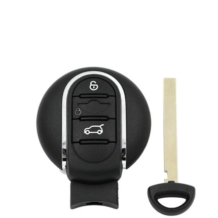 Télécommande à 3 boutons pour BMW Mini Cooper , avec puce PCF7953P / ID49  , fréquence 433 MHZ  - carmatech