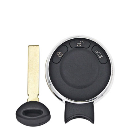 Télécommande intelligente à 3 boutons, pour BMW Mini Cooper, PCF7945 / 46 HITAG2, fréquence 868 MHZ Sans logo - carmatech