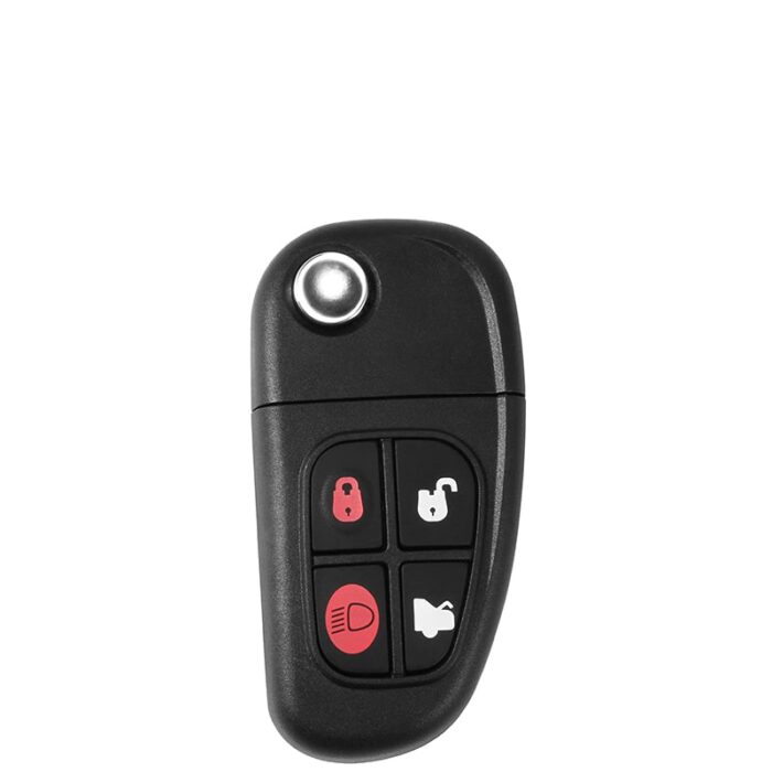 Télécommande à 4 boutons, 433MHz ASK, puce 4D60, avec lame non coupée FO21 - carmatech