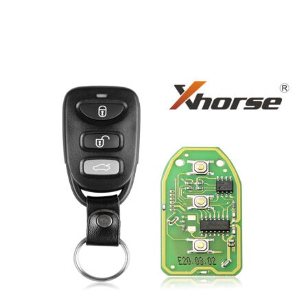 Télécommande universelle 4 Boutons XHORSE Style Kia Hyundai Type XKHY01EN - carmatech