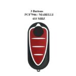 TELECOMMANDE Universelle Pour ALFA ROMEO 500L GIULIETTA 3 BOUTONS 433MHZ PCF7946 TRANSPONDEUR M.MARELLI TYPE BSI - carmatech