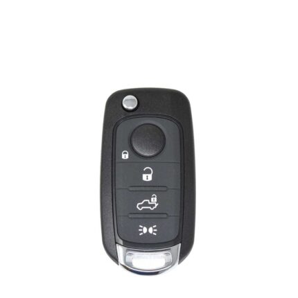 TELECOMMANDE Universelle Pour FIAT EGEA FLIP 4 BOUTONS 433MHZ MEGAMOS AES TRANSPONDEUR - carmatech