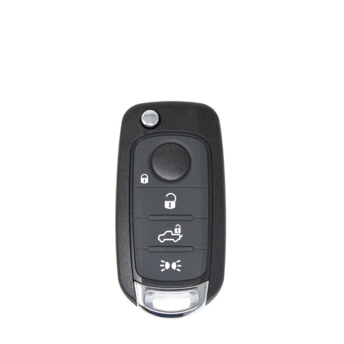 TELECOMMANDE Universelle Pour FIAT EGEA FLIP 4 BOUTONS 433MHZ MEGAMOS AES TRANSPONDEUR - carmatech