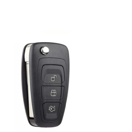Télécommande à 3 boutons   , 433 Mhz  FSK, Transpondeur 4D63 / 80 BIT , Pour FORD MONDEO  HU101 - carmatech