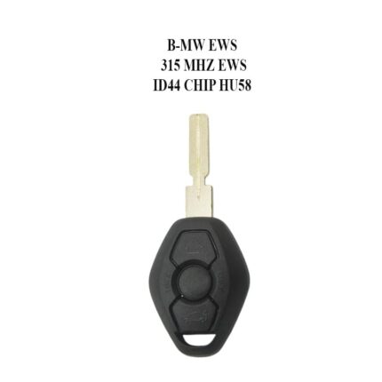 B-MW EWS REMOTE KEY 4 TRACK 315MHZ EWS ID44 CHIP HU58 KEY BLADE - carmatech