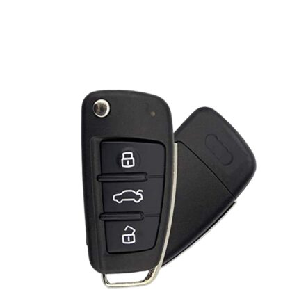 AUDI 3 BUTTONS FLIP REMOTE KEY 434MHZ FOR MAQ A3 ( KEYLESS-GO) MQB - carmatech