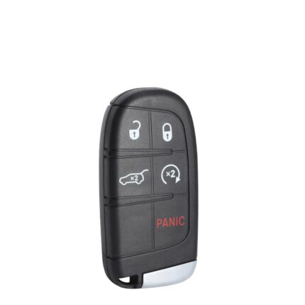 Télécommande à 4 boutons+ 1 boutons  , 433 Mhz , Transpondeur PCF7938x / ID4A , Pour JEEP SMART - carmatech