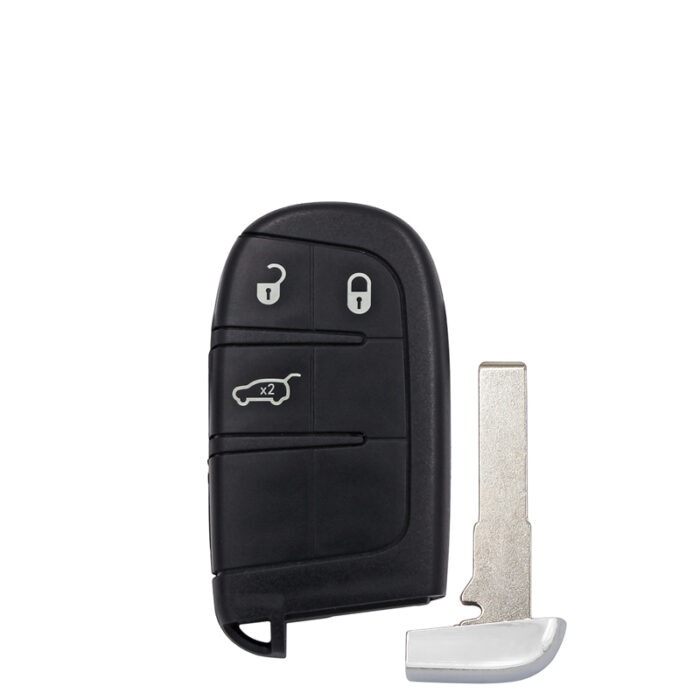 Télécommande à 3 boutons  , 433 Mhz , Transpondeur  ID4A , Pour JEEP - carmatech