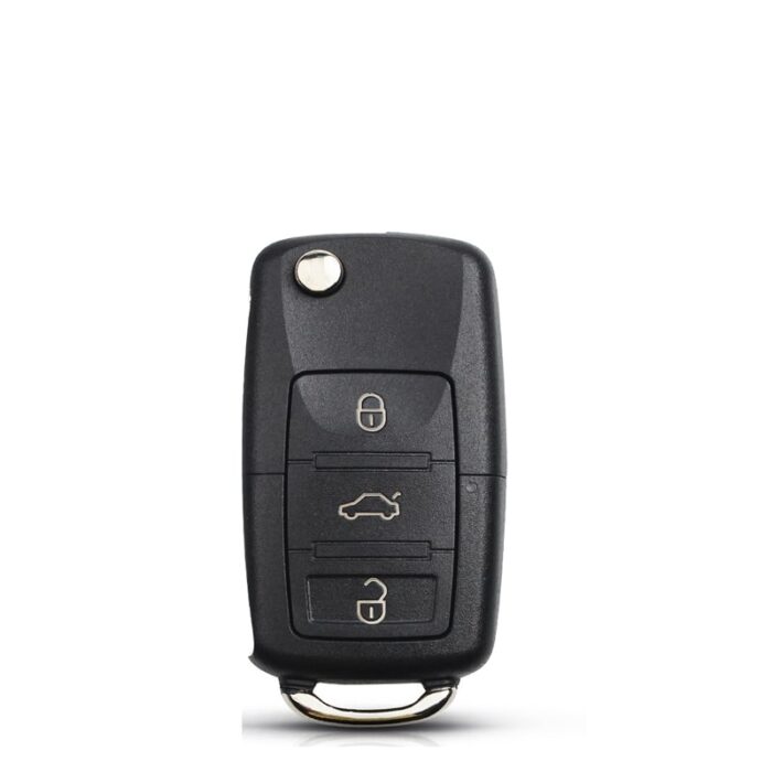 AUDI A8 3 BUTTONS FLIP REMOTE KEY SHELL (HU66 BLADE) - carmatech