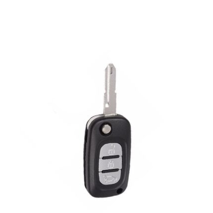 Télécommande à 3 boutons  , 433 Mhz FSK , Transpondeur  PCF7961A / ID46 ,  Pour RENAULT  - carmatech