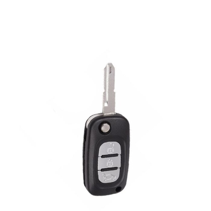 Télécommande à 3 boutons  , 433 Mhz FSK , Transpondeur  PCF7961A / ID46 ,  Pour RENAULT  - carmatech