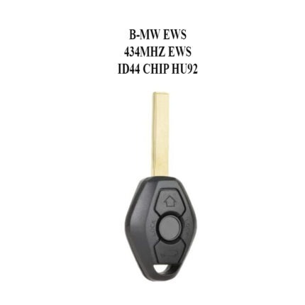 B-MW EWS REMOTE KEY 2 TRACK 434MHZ EWS ID44 CHIP HU92 KEY BLADE - carmatech