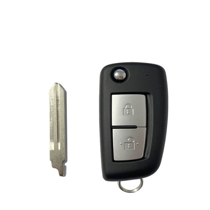 Télécommande à 2 boutons  , 433 Mhz , Transpondeur  PCF7961 MTT / 4A ,  Pour NISSAN   NSN14 - carmatech