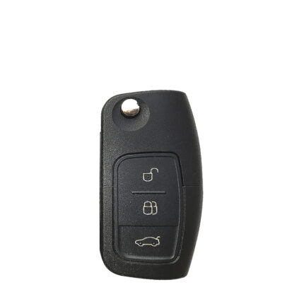 Télécommande à 3 boutons  , 433 Mhz / 315 Mhz , Transpondeur 4D63 / 80 BIT , Pour F-ORD FOCUS HU101 - carmatech
