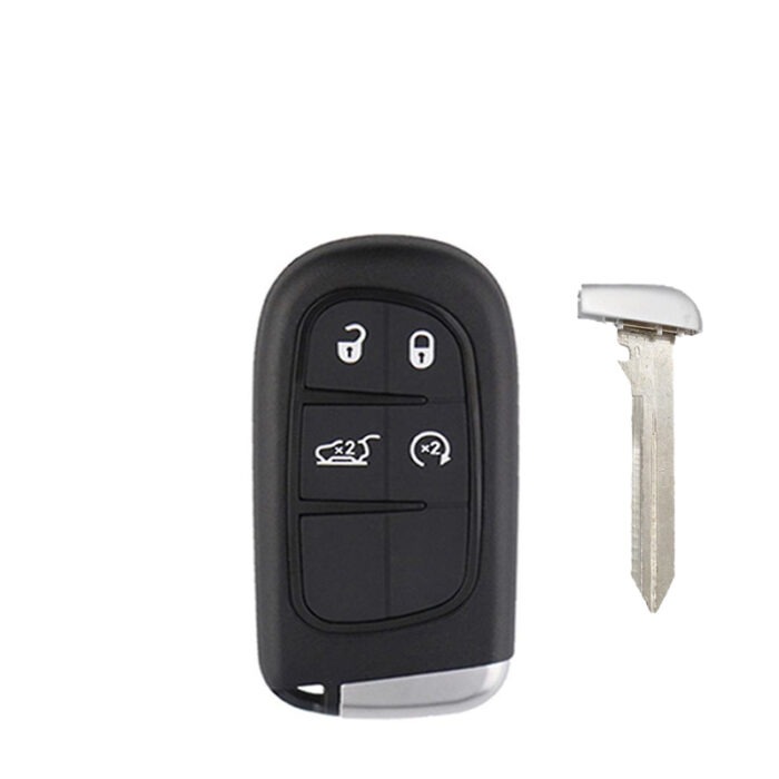 Télécommande à 4 boutons   , 433 Mhz , Transpondeur  ID4A , Pour JEEP CHEROKEE  - carmatech