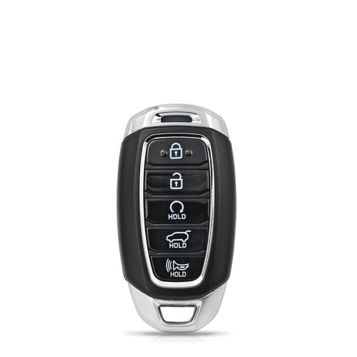 Télécommande à 5 boutons   , 434 Mhz , Transpondeur HITAG 3 / ID47 , Pour HYUNDAI SANTA FE   - carmatech