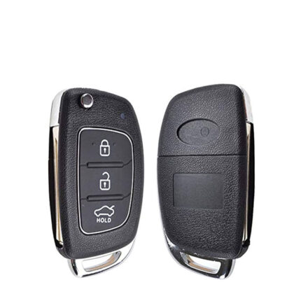 Télécommande à 3 boutons   , 433 Mhz FSK , Transpondeur PCF7936A , Pour HYUNDAI  IX35 ET NOUVEAU  ELANTRA , -carmatech