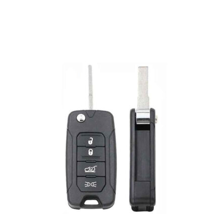 Télécommande à 4 boutons  , 433 Mhz , Transpondeur  ID4A , Pour JEEP RENEGADE - carmatech