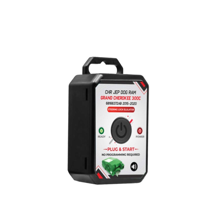 Jeep Emulator - Grand Cherokee Emulator - Chrysler Emulator 2015-2021 STEERING LOCK Emulator Simulator with Original Connector - carmatech