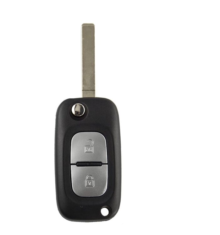 Télécommande Universelle 2 Boutons Pour RENAULT, 433MHZ , transpondeur PCF7946A  / ID46 VA2 ASK - carmatech