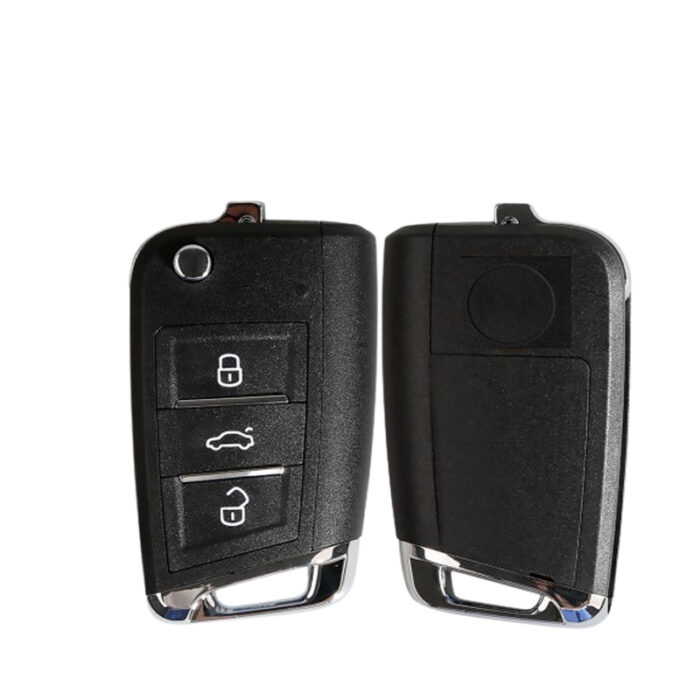 Télécommande Universelle 3 Boutons XHORSE Style VW MQB48 (  pile+ logo vw + LAME) - carmatech