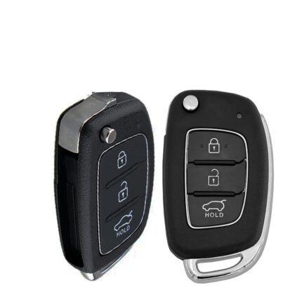 Télécommande Universelle 3 Boutons Pour Hyundai Creta 2023, 433 MHz , Transpondeur 8A Texas Crypto 128-bits AES Avec Logo -carmatech