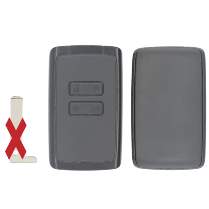 Carte Télécommande Universelle 4 Boutons pour DACIA NOUVEAU, 433MHZ ,Transpondeur NCF29AxM / 4A  AVEC NOUVEAU Logo  Sans Lame- carmatech