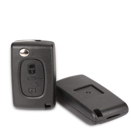 Télécommande Universelle 2 Boutons Pour PEUGEOT & CITROEN  MODEL FLIP , 433MHZ , transpondeur PCF7941A/ ID46 FSK - carmatech