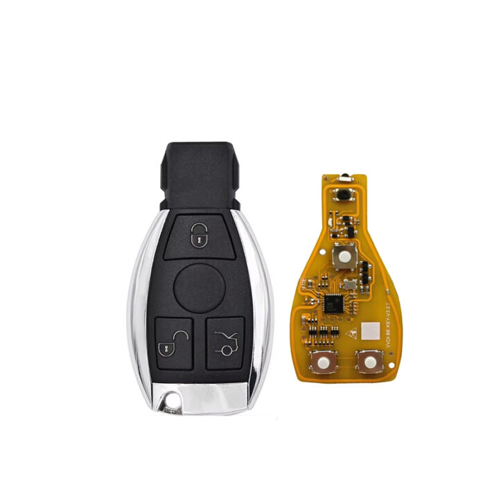 Télécommande Universelle XHORSE pour Mercedes BGA Chrome 433-315MHz 3 Boutons sans token - carmatech