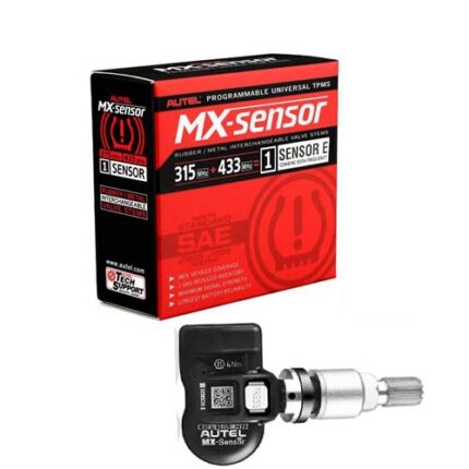 AUTEL MX-SENSOR E TPMS CAPTEURS DE PRESSION DES PNEUS EN MÉTAL PROGRAMMABLES 2-EN-1 315-433 MHZ - carmatech
