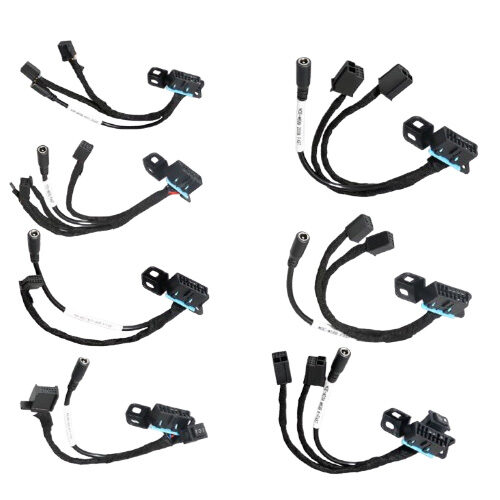 CABLES TEST OBD POUR MERCEDES Pour W202 W210 W220 W639 W906 W169 7pcs Fonctionne CG MB VVDI Outil - carmatech