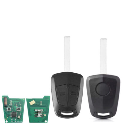 Télécommande à 2 boutons , 433 Mhz ASK , Transpondeur PCF7941A / ID46 sans logo - carmatech