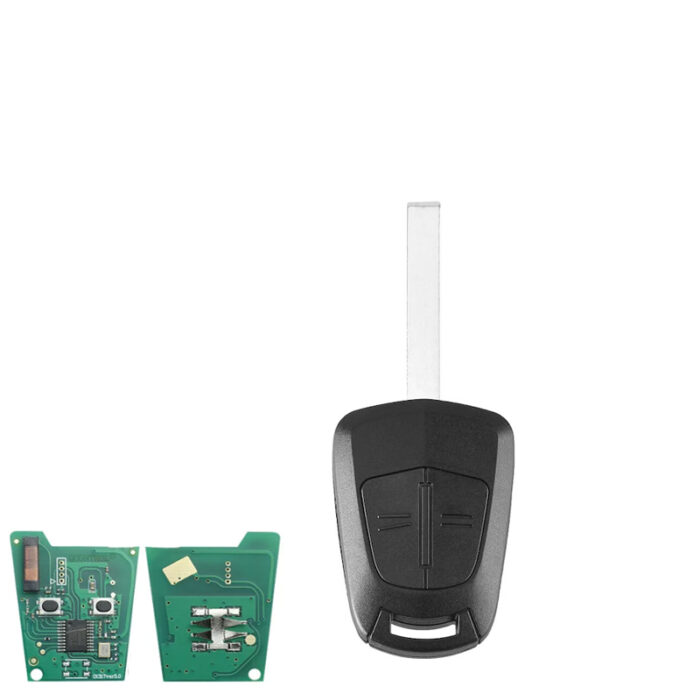 Télécommande à 2 boutons , 433 Mhz ASK , Transpondeur PCF7941A / ID46  - carmatech