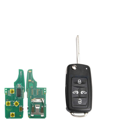 Télécommande Universelle 3 Boutons pour  VW Sharan Seat Alhambra, 434 Mhz ASK , Transpondeur ID48    - carmatech