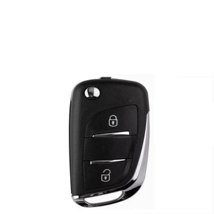 COQUE DE CLÉ TÉLÉCOMMANDE À 2 BOUTONS CITROËN FLIP DS LAME VA2 MODIFIÉE - carmatech