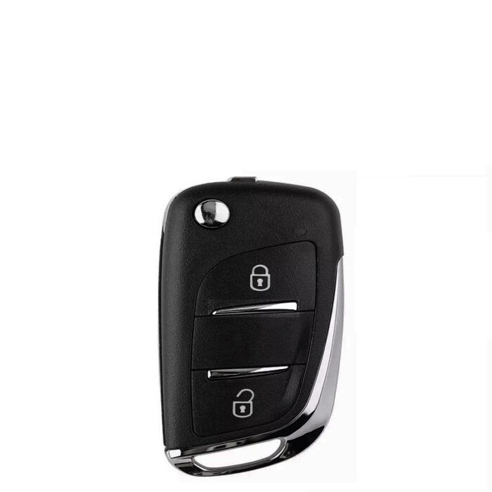 COQUE DE CLÉ TÉLÉCOMMANDE À 2 BOUTONS CITROËN FLIP DS LAME VA2 MODIFIÉE - carmatech