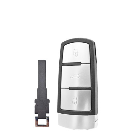 COQUE DE CLÉ TÉLÉCOMMANDE VOLKSWAGEN VW PASSAT 3 BOUTONS - carmatech